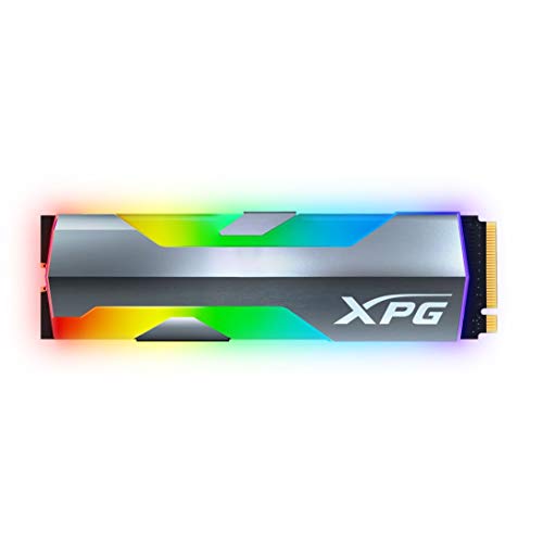 ADATA & XPG SPECTRIX S20G 500GB PCIe Gen3x4 M.2 2280 Solid State Drive- RGB Design with 2500/1800 R/W speeds to Level up Your Gaming Performance, ASPECTRIXS20G-500G-C von XPG