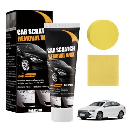 Autokratzer-Reparaturpaste, Kratzer Entferner Auto, Car Scratch Repair Paste, Effizient Auto Kratzer Entferner, Autolack Kratzer Entfernen, Politur Auto Kratzer Entfernen Set mit 2 Schwammbürsten von XPJBKC