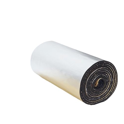 200x50cm Auto Schallschutz Trittschalldämmung Matte Wärme Sound Isolierung Baumwolle Haube Tür Deadener Schalldichte Schaum Kfz Schalldämmmatte(200 x 50cm 10mm) von XPJYUA