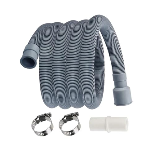 2M Well-Ablaufschlauch for Waschmaschine und Geschirrspüler, langes, flexibles Verlängerungs-Abflussrohr-Set mit Anschlussclip for Badezimmer Waschmaschinenschlauch 2M Well-Ablaufschlauch for Waschmaschine und Geschirrspüler, langes, flexibles Verlängerungs-Abflussrohr-Set mit Anschlussclip for Badezimmer Waschmaschinenschlauch von XPJYUA