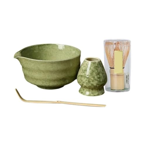 4 teile/satz Keramik Matcha Set Box Prächtigen Tee Und Matcha Werkzeuge Halten Schneebesen Mit Schüssel Matcha Tee Set(A) von XPJYUA