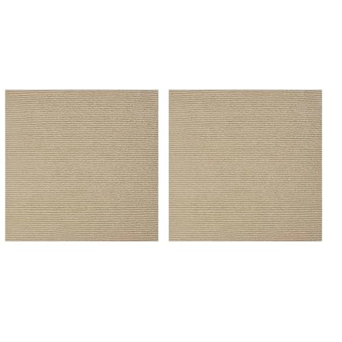 40x200cm Katzenkratzmatte Katzenteppich mit Selbstklebendem, zuschneidbarem Katzenkratzbaumteppich, Katzenkratzmöbelschutz Katzenscratchmatte DIY(Kahki-2PCS,30x30CM) von XPJYUA