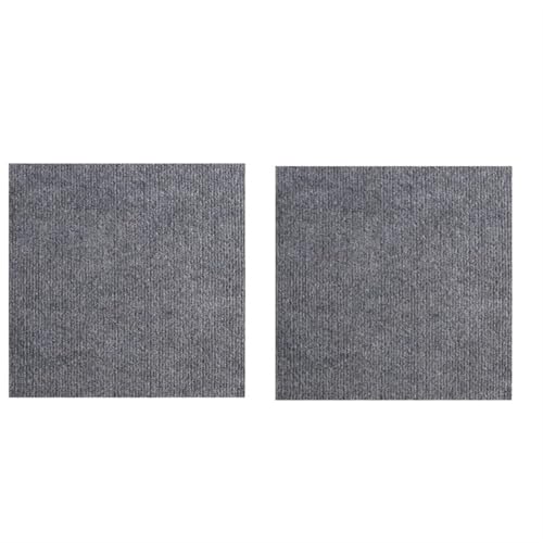40x200cm Katzenkratzmatte Katzenteppich mit Selbstklebendem, zuschneidbarem Katzenkratzbaumteppich, Katzenkratzmöbelschutz Katzenscratchmatte DIY(Light Grey-2PCS,30x30CM) von XPJYUA