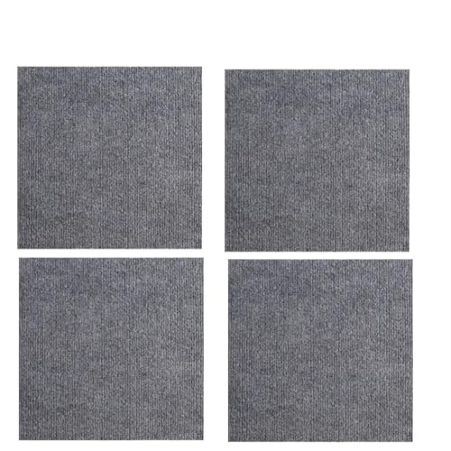 40x200cm Katzenkratzmatte Katzenteppich mit Selbstklebendem, zuschneidbarem Katzenkratzbaumteppich, Katzenkratzmöbelschutz Katzenscratchmatte DIY(Light Grey-4PCS,30x30CM) von XPJYUA