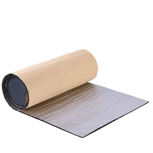 5/10MM Sound Deadener Wärmedämmung Matte Auto Schallschutz Trittschalldämmung Isolierung Haube Stille Tür Wand Kfz Schalldämmmatte(2IN1-A) von XPJYUA
