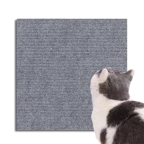 DIY Katzenkratzwand Anti-Katzenkratz-Sofabrett Sofaschutz Pfotentrimmbarer Selbstklebender Teppich Katzenkratzbrett Katzenscratchmatte DIY(Gray,40x100) von XPJYUA