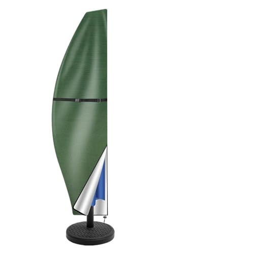 Grüne Sonnenschirmabdeckung Outdoor Gartenschirmabdeckung Banane Gerade Wasserdicht Oxford PVC Beschichtung Sonnenschirmschutz Sonnenschirmabdeckung(Banana 205cm) von XPJYUA