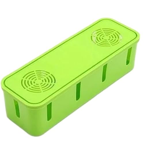 Kabelaufbewahrungsbox, Steckdosen-Organizer, Drahtmanagement, Netzwerkleitungs-Aufbewahrungskoffer, Sicherheits-Home-Room-Container Kabelaufbewahrungsbox(Green) von XPJYUA