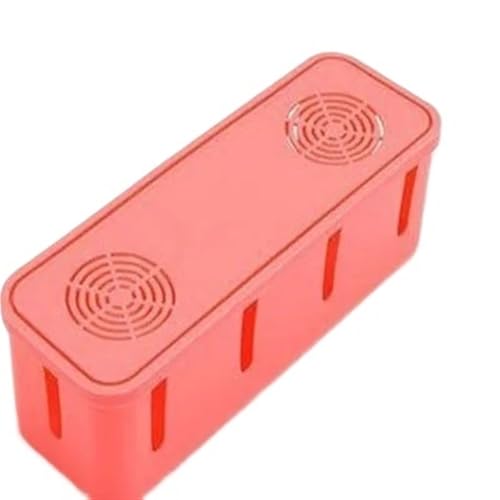 Kabelaufbewahrungsbox, Steckdosen-Organizer, Drahtmanagement, Netzwerkleitungs-Aufbewahrungskoffer, Sicherheits-Home-Room-Container Kabelaufbewahrungsbox(Red) von XPJYUA