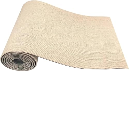 Katzenkratzbrett Sofaschutz Eckwand DIY Brettschutz Trimmbarer Selbstklebender Teppich Katzenkratzmatte Katzenscratchmatte DIY(Beige,30cm x 100cm) von XPJYUA