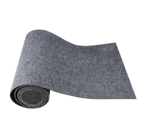 Katzenkratzmatte, Katzenteppich mit Selbstklebendem, zuschneidbarem Katzenkratzbaumteppich, Katzenkratzmöbelschutz Katzenscratchmatte DIY(Dark Gray,11.8x11.8inch) von XPJYUA