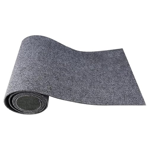 Katzenkratzmatte, Katzenteppich mit Selbstklebendem, zuschneidbarem Katzenkratzbaumteppich, Katzenkratzmöbelschutz Katzenscratchmatte DIY(Dark Gray,30x30cm) von XPJYUA