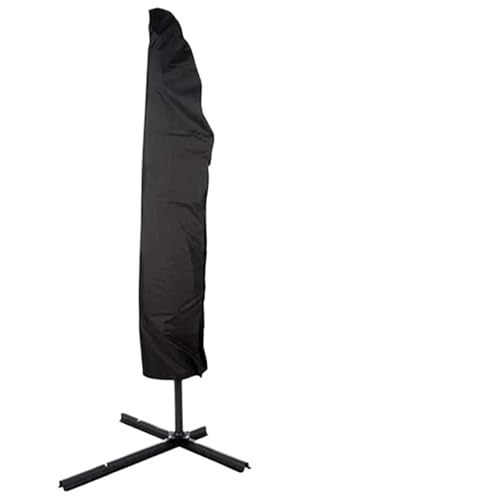 Outdoor-Regenschirm-Abdeckung, Terrassenschirm, wasserdicht, mit Kordelzug, Schutzhülle Sonnenschirmabdeckung(280cm) von XPJYUA