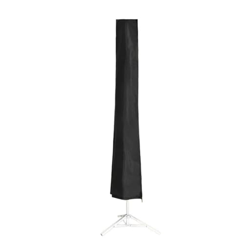 Wasserdichte Abdeckung Outdoor Sonnenschirm Regenschirm Garten Wetterfeste Terrasse Cantilever Regen Zubehör Sonnenschirmabdeckung(240x57x57cm black) von XPJYUA