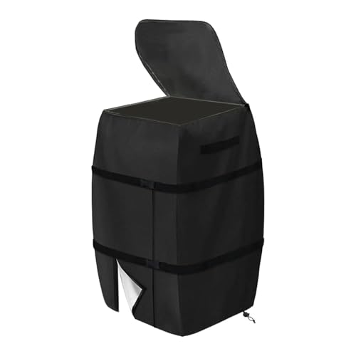 XPJYUA 1 stücke Wasser Heizung Pumpe Abdeckung Universal Aufblasbare Spa for Whirlpool Im Freien Pool Teile 43x38x54cm warmwasserbereiter pumpenabdeckung(Black) von XPJYUA