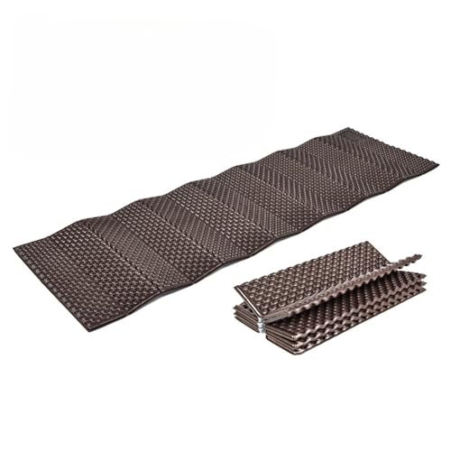 XPJYUA Camping Matte Tragbare Isomatte Picknick Schaum Bett Matratze Reise Trekking Ausrüstung Decke Wasserdicht Picknickdecke(Brown) von XPJYUA