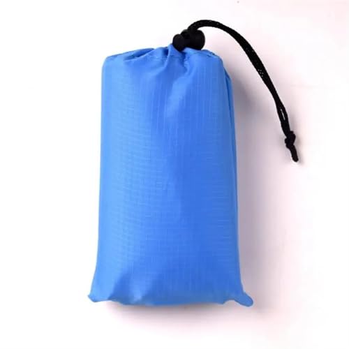 XPJYUA Outdoor-Strandmatte, wasserdicht, faltbar, for Camping, leichte Reise, Gartendecke, kompakter Taschenteppich, Plane, Strand-Picknickdecke Picknickdecke(Blue,1x1.4M) von XPJYUA