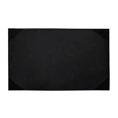 XPJYUA Taschenfaltende Campingmatte Zeltmatratze for Klettern Ultradünne wasserdichte Stranddecke Picknickdecke(Black - 70cm) von XPJYUA