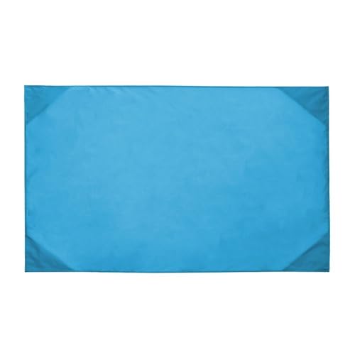 XPJYUA Taschenfaltende Campingmatte Zeltmatratze for Klettern Ultradünne wasserdichte Stranddecke Picknickdecke(Blue - 70cm) von XPJYUA