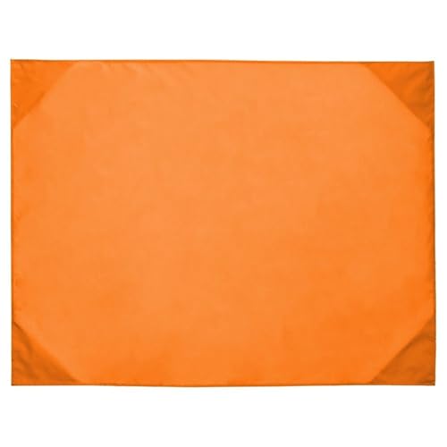 XPJYUA Taschenfaltende Campingmatte Zeltmatratze for Klettern Ultradünne wasserdichte Stranddecke Picknickdecke(Orange - 110cm) von XPJYUA