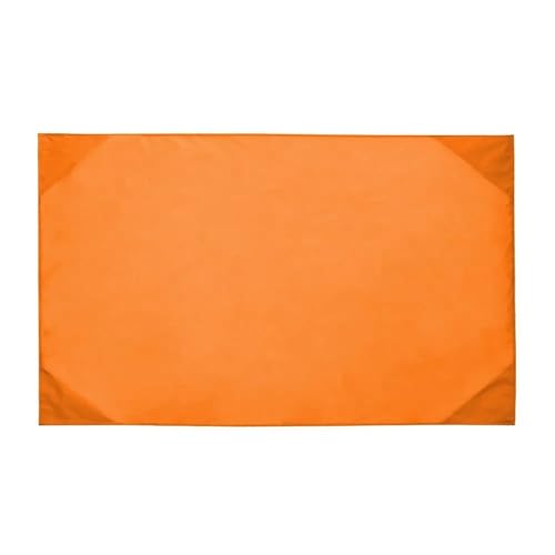XPJYUA Taschenfaltende Campingmatte Zeltmatratze for Klettern Ultradünne wasserdichte Stranddecke Picknickdecke(Orange - 70cm) von XPJYUA