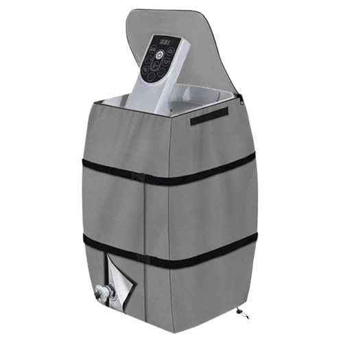 XPJYUA Universal-Wassererhitzer-Pumpenabdeckung, 43 x 38 54 cm, aufblasbare Spa-Wassererhitzer-Pumpenabdeckung for Außenpoolteile warmwasserbereiter pumpenabdeckung(Gray) von XPJYUA