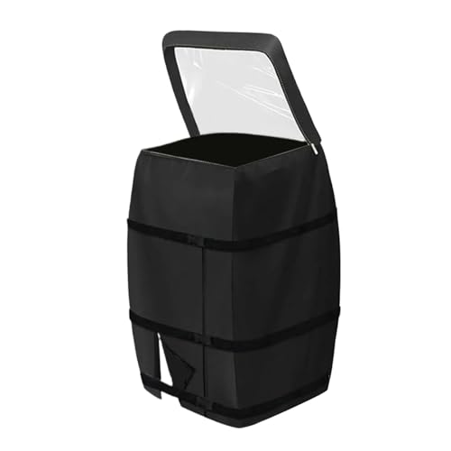 XPJYUA Wannen Isolierte Pumpenabdeckung mit transparenter oberer Abdeckung Reißverschlussöffnung 600D Polyester Zubehör for Zuhause warmwasserbereiter pumpenabdeckung von XPJYUA