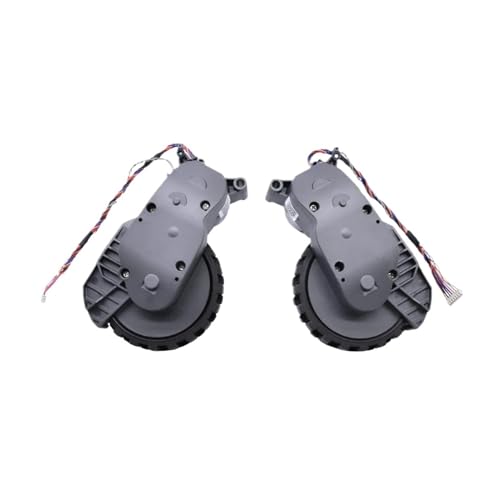 Kompatibel mit Roborock S5 MAX S50 MAX S55 MAX S6 Pure S7, linke und rechte Laufräder, Teile for Staubsaugerräder, Zubehör(Left and Right wheel) von XPKHVZVLQ
