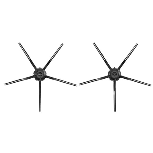 Kompatibel mit Roborock Seitenbürste S8 Pro Ultra Q8 Max S5 S6 S7 Q Revo Staubsaugerteile, weich geklebte Bürstenzubehör(Black) von XPKHVZVLQ