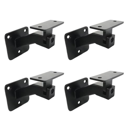 Packungsinhalt: Verstellbare Handlaufhalterungen for Treppen. Schwarze Treppengeländerhalterung. Einfache Installation.(4PCS) von XPKHVZVLQ