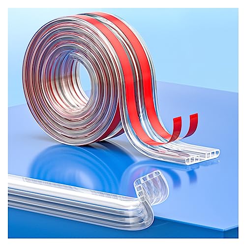 XPLKQXE Klare Scharfe Kante Sicherheitsecke Stoßschutz, Möbel Stoßfänger-Schutz, Proofing Kante Ecke Schutz Für Scharfe Kanten, Tisch, Schreibtisch, Möbel (Farbe : Clear-2m, Größe : 15x4.5mm) von XPLKQXE
