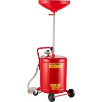 Lauffanggerät für 68l, höhenverstellbar 98-157cm mit 4-Rad-Fahrwerk, Entleerung mittels Luftdruck von XPOTOOL