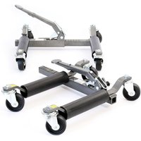 Rangierheber 2er Set bis je 566 kg Wagenheber bis 30 cm Reifenbreite Rangierhilfe mit Rollen - Xpotool von XPOTOOL