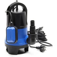 Schmutzwasserpumpe 750 w 12500 l/h Tauchpumpe Gartenpumpe Brunnenpumpe Entwässerungspumpe - blau von XPOTOOL