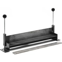 Wiltec Blechbiegemaschine 760 mm (30') Blechlänge, max. 90° Biegewinkel, Abkantbank zum Blech Abkanten aus Gusseisen in Schwarz von XPOTOOL