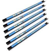Wiltec Magnetleiste 6er Set 61cm Werkzeughalter aus Stahl Schiene als Wandhalterung für Werkstatt zur Wandmontage Werkzeugmagnetleiste Werkzeugwand von XPOTOOL