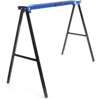 2x Klappbock aus Stahl 250 kg Traglast pro Paar, 2er Set Gerüstbock 995 x 480 x 785 mm, Arbeitsbock klappbar für Werkbank, Sägen, Garten etc. von XPOTOOL