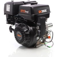 GK390(E) Benzinmotor 7,8 kW (13PS) 389ccm 25,4mm Zapfwelle mit E-Start für Karts, Rasenmäher - Xpotool von XPOTOOL