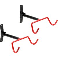 Xpotool - Wiltec 2er Set Fahrradwandhalter klappbar 40x27x20 cm bis 2x30 kg zur Rahmeneinhängung, Fahrradhalterung für Bikes bis 30kg je Fahrradhaken Xpotool - Wiltec 2er Set Fahrradwandhalter klappbar 40x27x20 cm bis 2x30 kg zur Rahmeneinhängung, Fahrradhalterung für Bikes bis 30kg je Fahrradhaken von XPOTOOL
