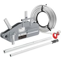 Wiltec - Seilzug bis 1600 kg Seilwinde mit 20 m Seil, Handseilwinde mit ø 11 mm Stahl-Seil, Forstseilwinde mit Abscherstift, Handseilzug mit Lasthaken von WILTEC