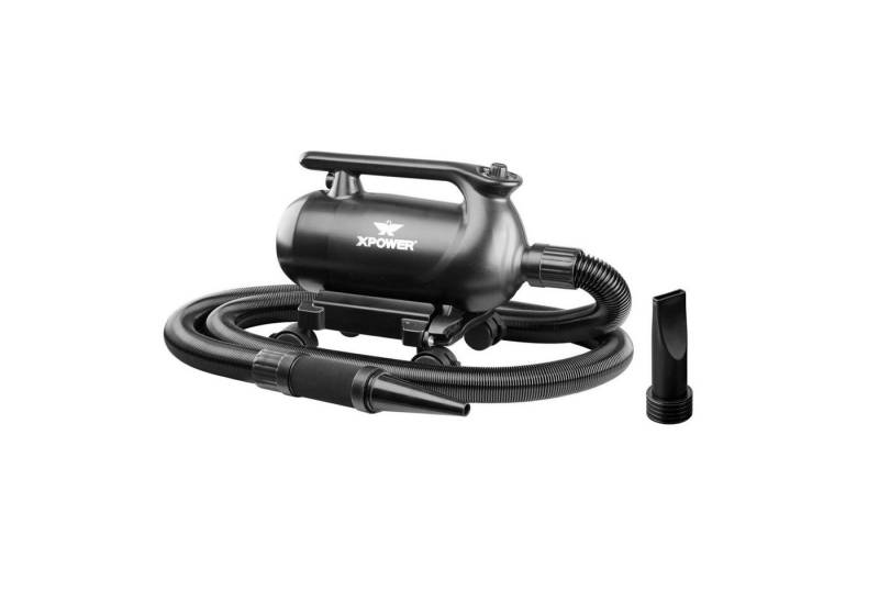 XPOWER Handstaubsauger A-16 Autotrockner Gebläse Autotrocknergebläse & mobilen Lenkrollen, 2200 W, Gebläse Autoanbautrockner, Flexibler Schlauch und Handschutz, selbstexpandierender 30ft Schlauch von XPOWER