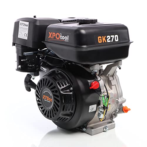 XPOtool GK270 Benzinmotor 5,8 kW (9 PS) 270ccm 25mm Zapfwelle mit Reversierstarter für Karts usw, von XPOtool