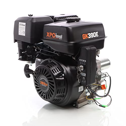 WilTec XPOtool GK390(E) Benzinmotor 7,8 kW (13PS) 389ccm 25,4mm Zapfwelle mit E-Start für Karts, Rasenmäher von XPOtool