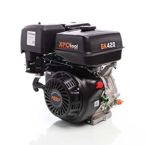 WilTec XPOtool GK420 Benzinmotor 8,8 kW (15PS) 420ccm 25,4mm Kurbelwelle mit Reversierstarter für Karts usw von XPOtool