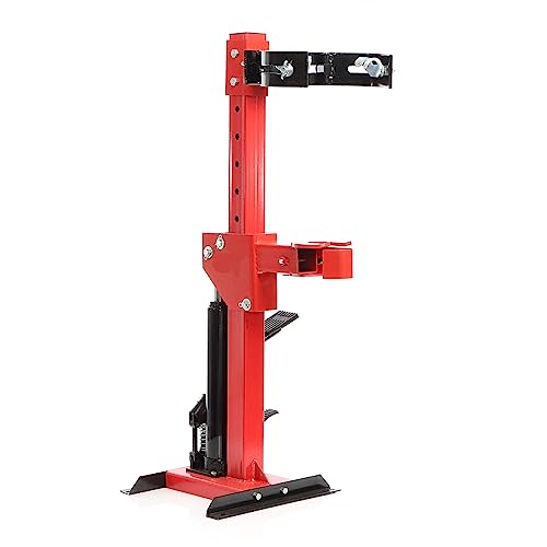 XPOtool Hydraulischer Federspanner Spannkraft bis 1000 kg, 290 x 300 x 1020 mm, mit Standfuß, Werkzeug für Federbein Wechsel, Montage am Auto von XPOtool