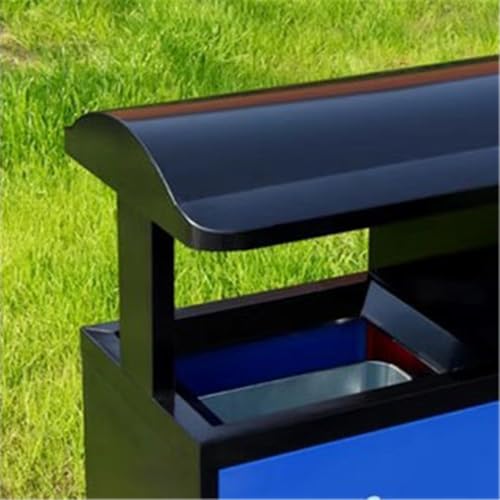 XPSHP25112 Garten Terrasse Park Veranda Doppelter Mülleimer aus Metall for den Außenbereich for öffentliche Bereiche auf der Straße im Innenhof von XPSHP25112