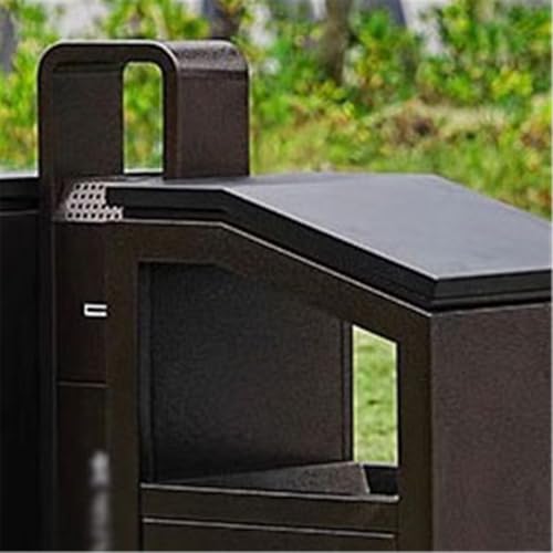 XPSHP25112 Garten Terrasse Park Veranda Doppelter Mülleimer for den Außenbereich, aus Metall, öffentliche Orte in Hotels, Straßen von XPSHP25112