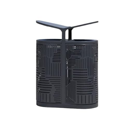 XPSHP25112 Garten Terrasse Park Veranda Durchbrochene Kreativität Doppel-Mülleimer, Mülleimer aus Edelstahl for öffentliche Plätze im Freien von XPSHP25112