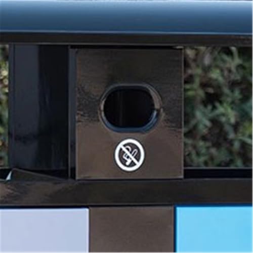 XPSHP25112 Garten Terrasse Park Veranda Kann Doppelbox-Mülleimer im Freien befestigt werden Scenic Spot Metall-Mülleimer von XPSHP25112