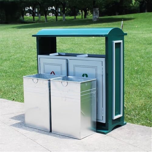 XPSHP25112 Garten Terrasse Park Veranda Metall-Mülleimer for den Außenbereich, gewerbliche öffentliche Bereiche, klassifizierter Abfallbehälter von XPSHP25112
